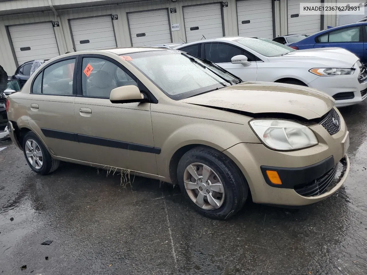 2007 Kia Rio Base VIN: KNADE123676272931 Lot: 71339424