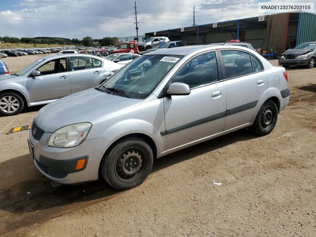 KNADE123276203105 2007 Kia Rio Base