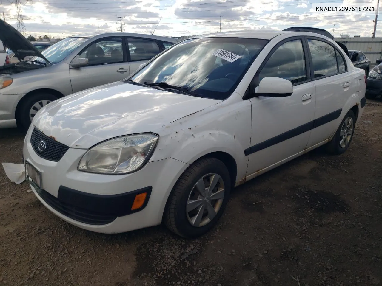 2007 Kia Rio Base VIN: KNADE123976187291 Lot: 74561344