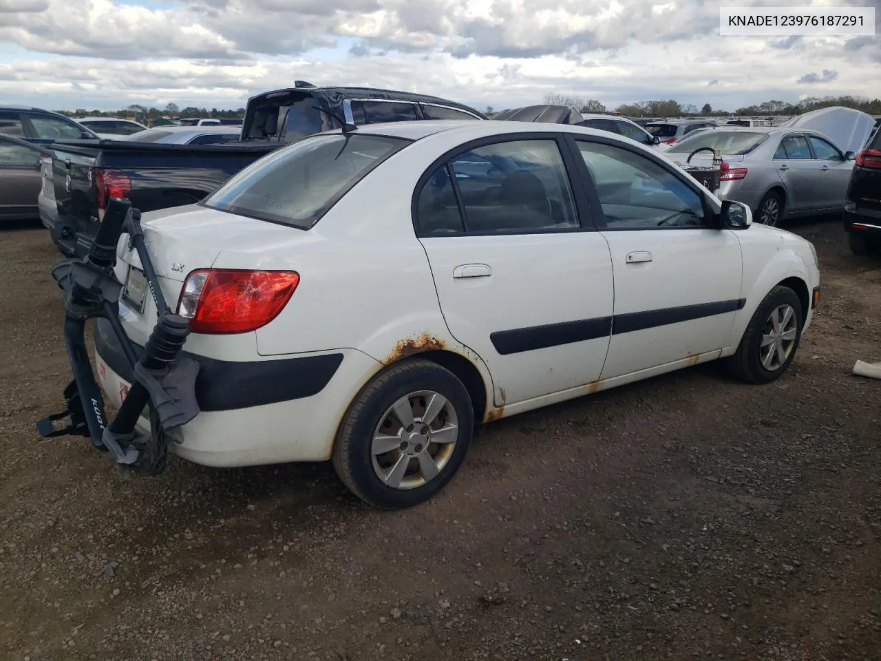 2007 Kia Rio Base VIN: KNADE123976187291 Lot: 74561344