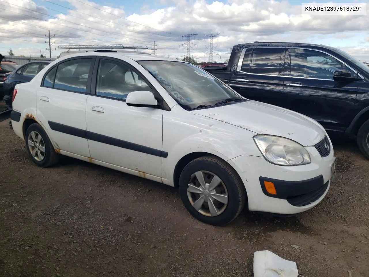 2007 Kia Rio Base VIN: KNADE123976187291 Lot: 74561344