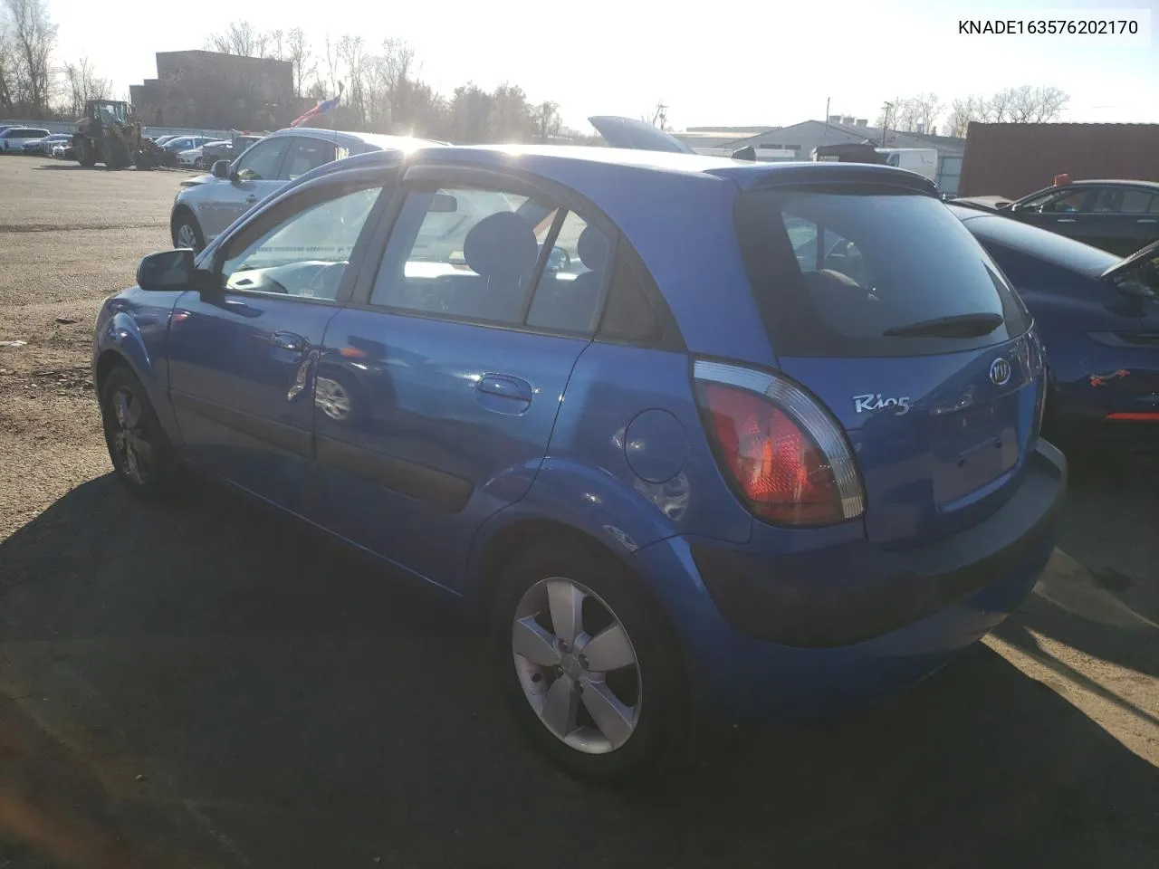 2007 Kia Rio 5 Sx VIN: KNADE163576202170 Lot: 80773434