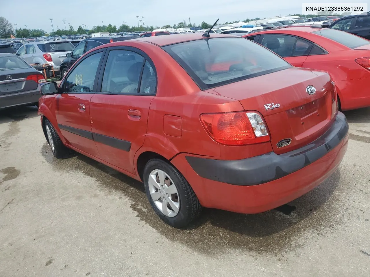 KNADE123386361292 2008 Kia Rio Base