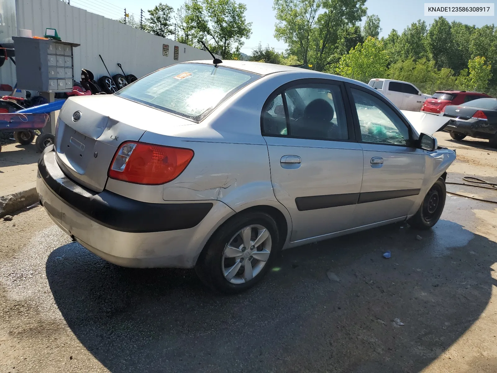 2008 Kia Rio Base VIN: KNADE123586308917 Lot: 55661094