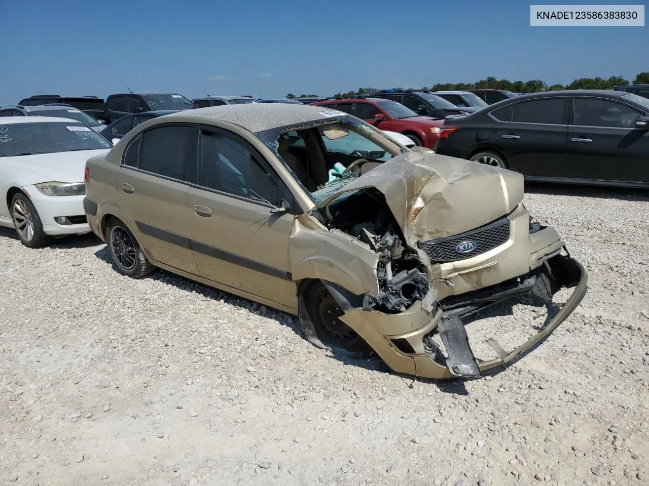 KNADE123586383830 2008 Kia Rio Base