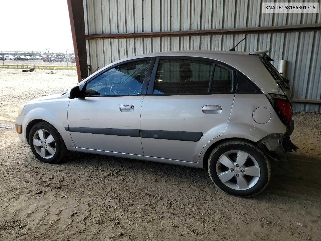 KNADE163186301716 2008 Kia Rio 5 Sx