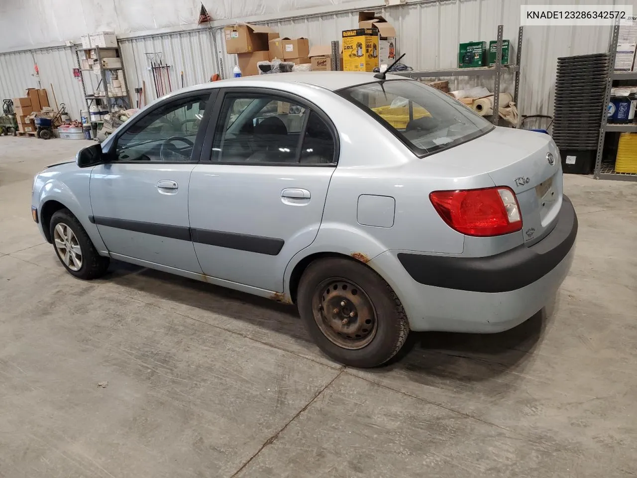 2008 Kia Rio Base VIN: KNADE123286342572 Lot: 69751494