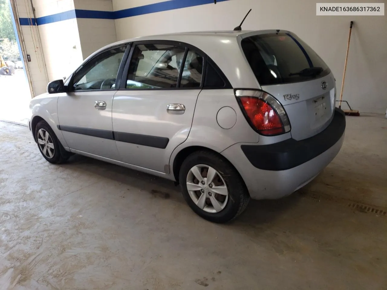 2008 Kia Rio 5 Sx VIN: KNADE163686317362 Lot: 69858044