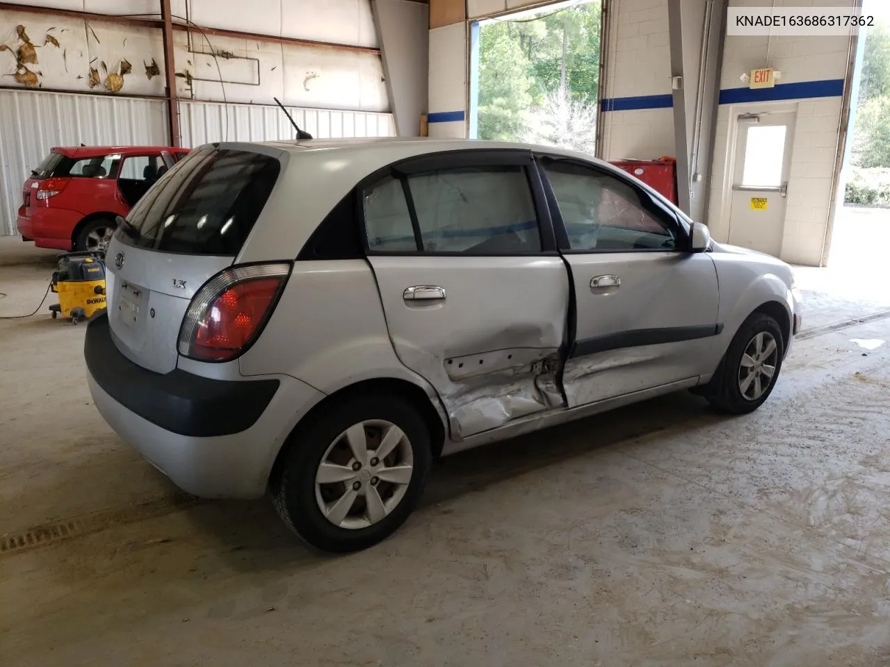 2008 Kia Rio 5 Sx VIN: KNADE163686317362 Lot: 69858044