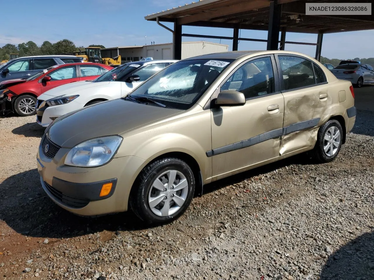 KNADE123086328086 2008 Kia Rio Base