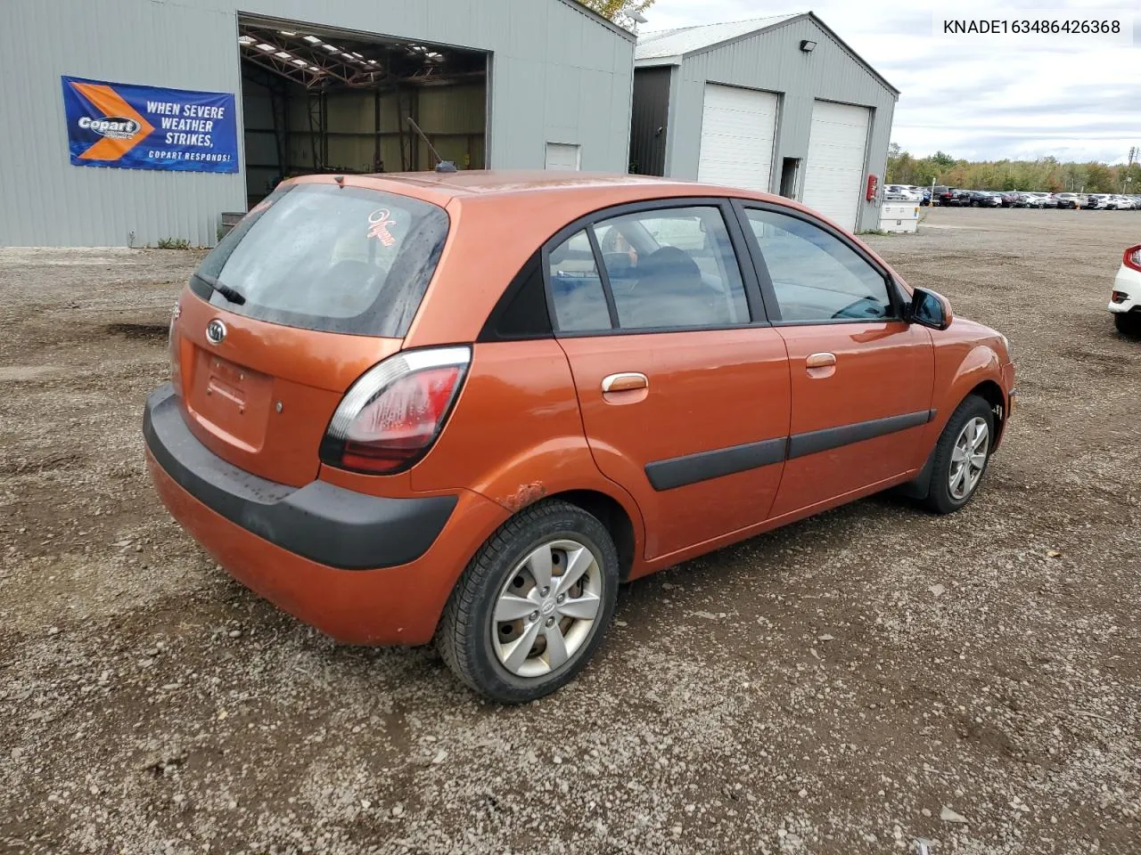 2008 Kia Rio 5 Sx VIN: KNADE163486426368 Lot: 74938244