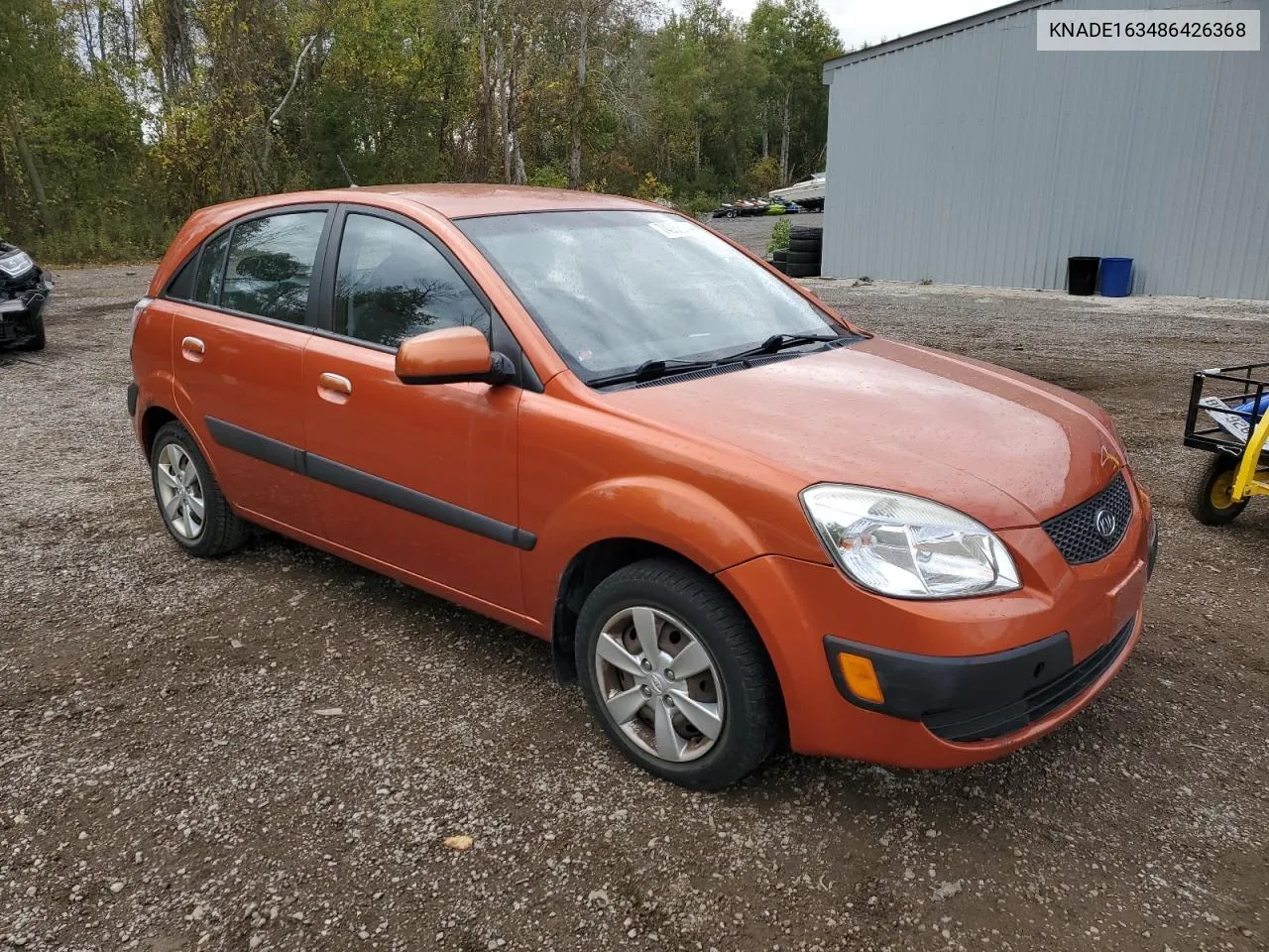 2008 Kia Rio 5 Sx VIN: KNADE163486426368 Lot: 74938244