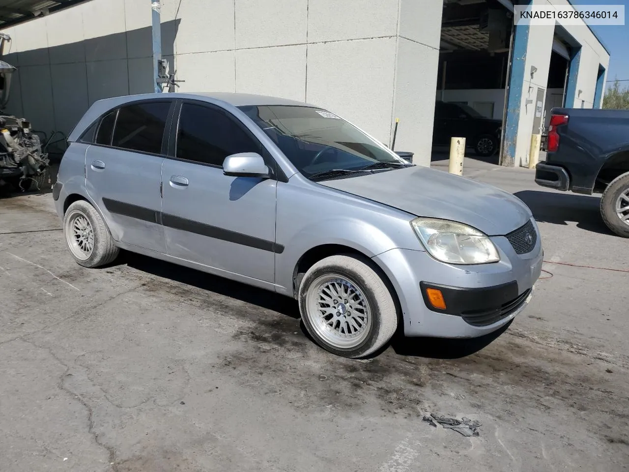 2008 Kia Rio 5 Sx VIN: KNADE163786346014 Lot: 75269104