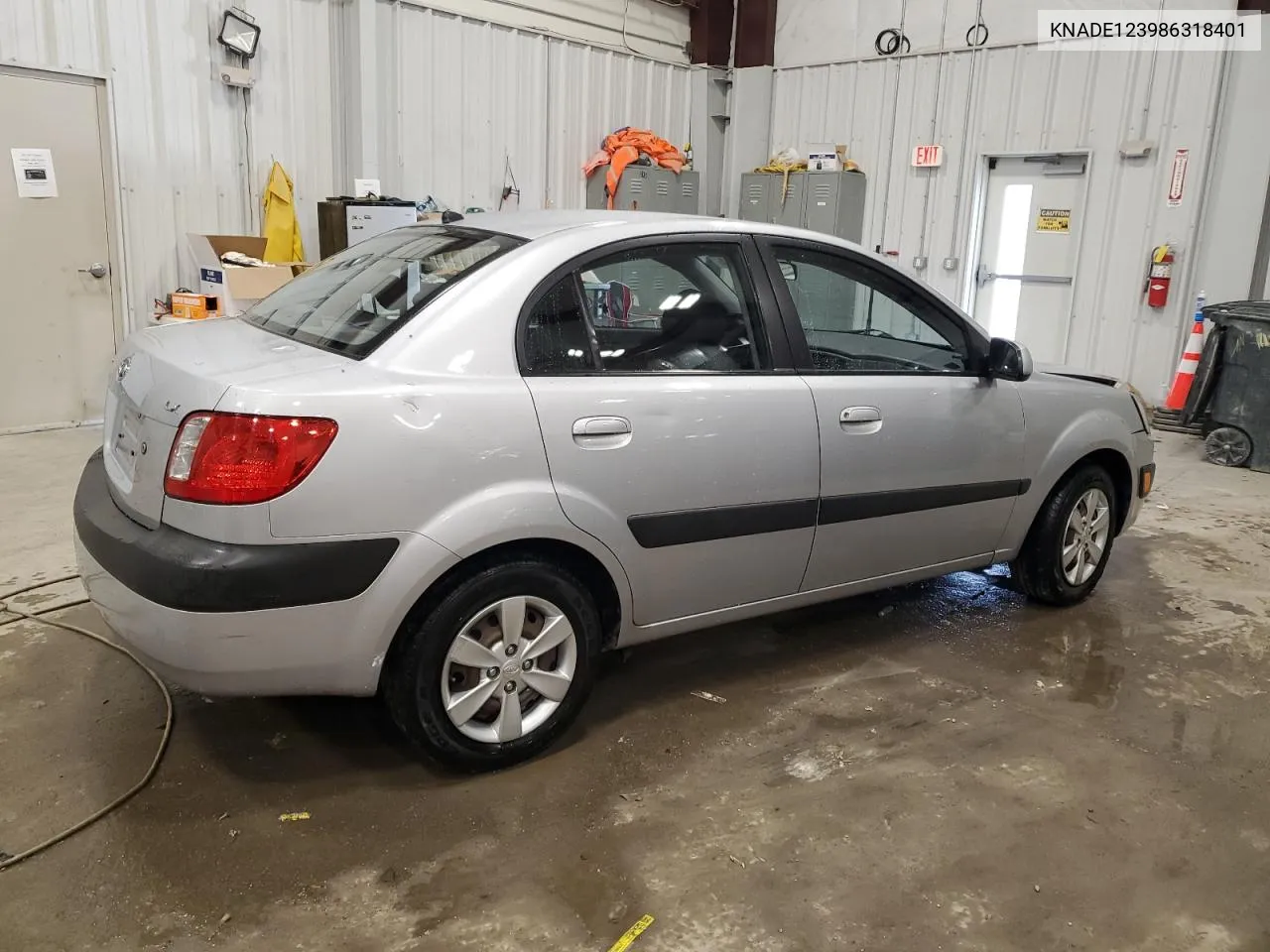 2008 Kia Rio Base VIN: KNADE123986318401 Lot: 75946134