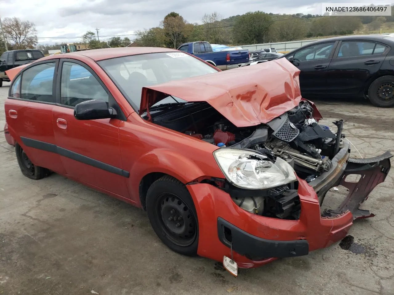 2008 Kia Rio Base VIN: KNADE123686406497 Lot: 75994594