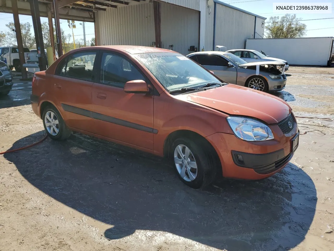 2008 Kia Rio Base VIN: KNADE123986378968 Lot: 77778494