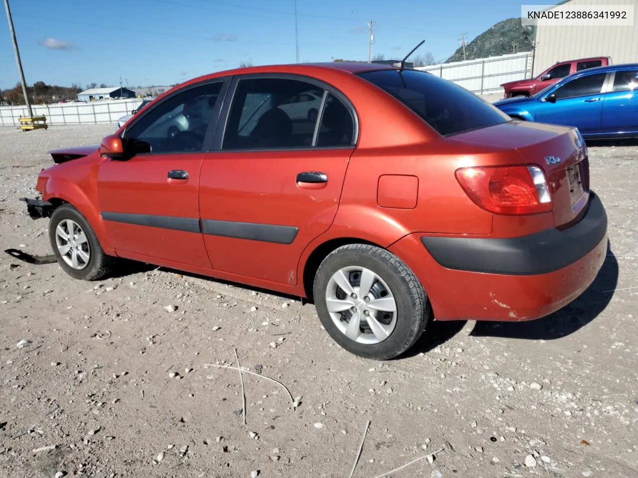 2008 Kia Rio Base VIN: KNADE123886341992 Lot: 79214054