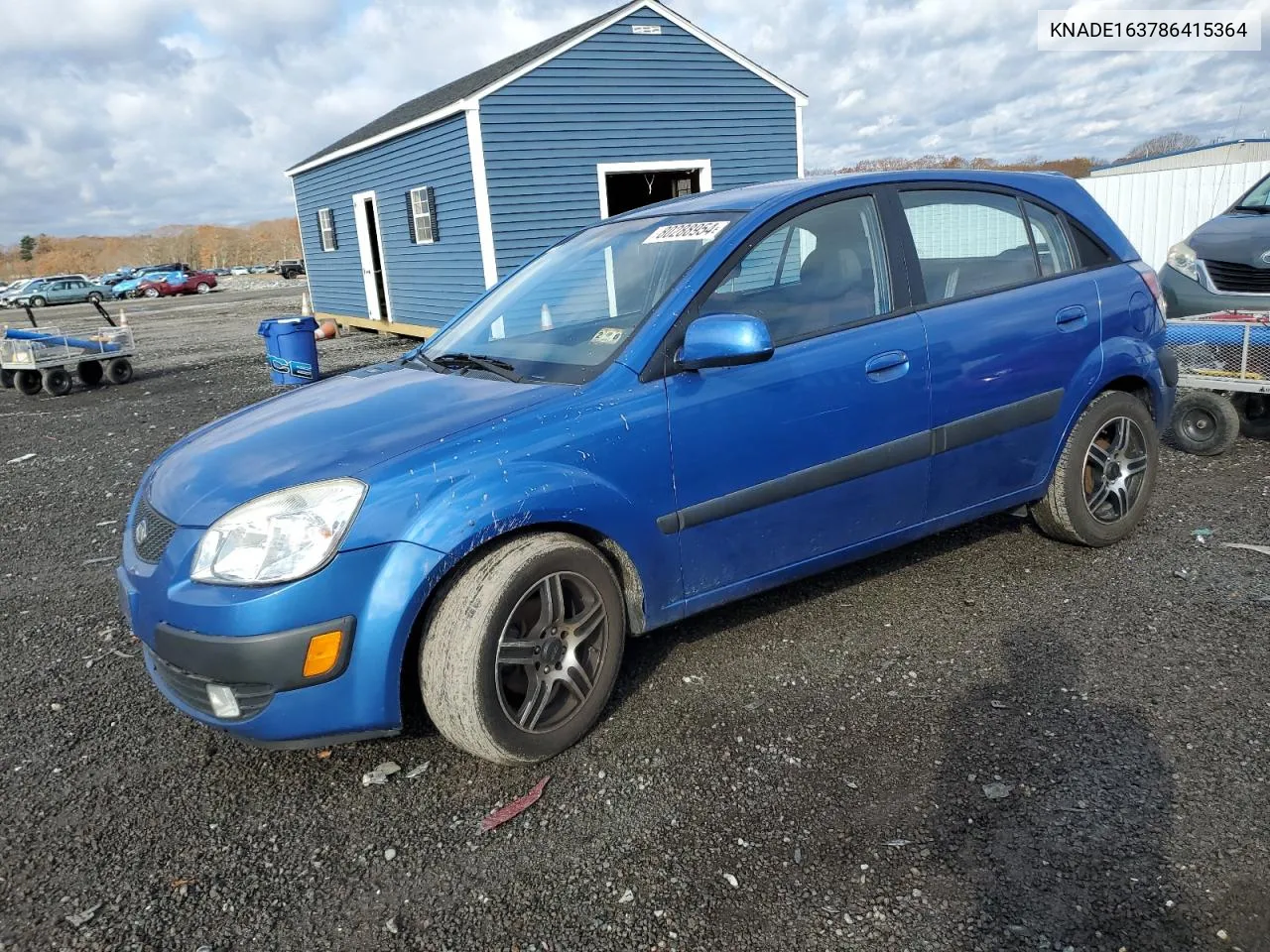 2008 Kia Rio 5 Sx VIN: KNADE163786415364 Lot: 80288954