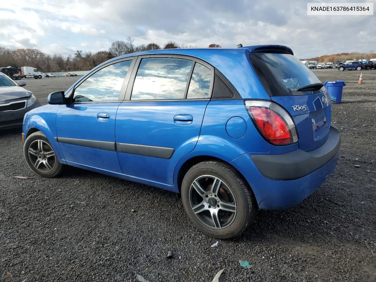 2008 Kia Rio 5 Sx VIN: KNADE163786415364 Lot: 80288954