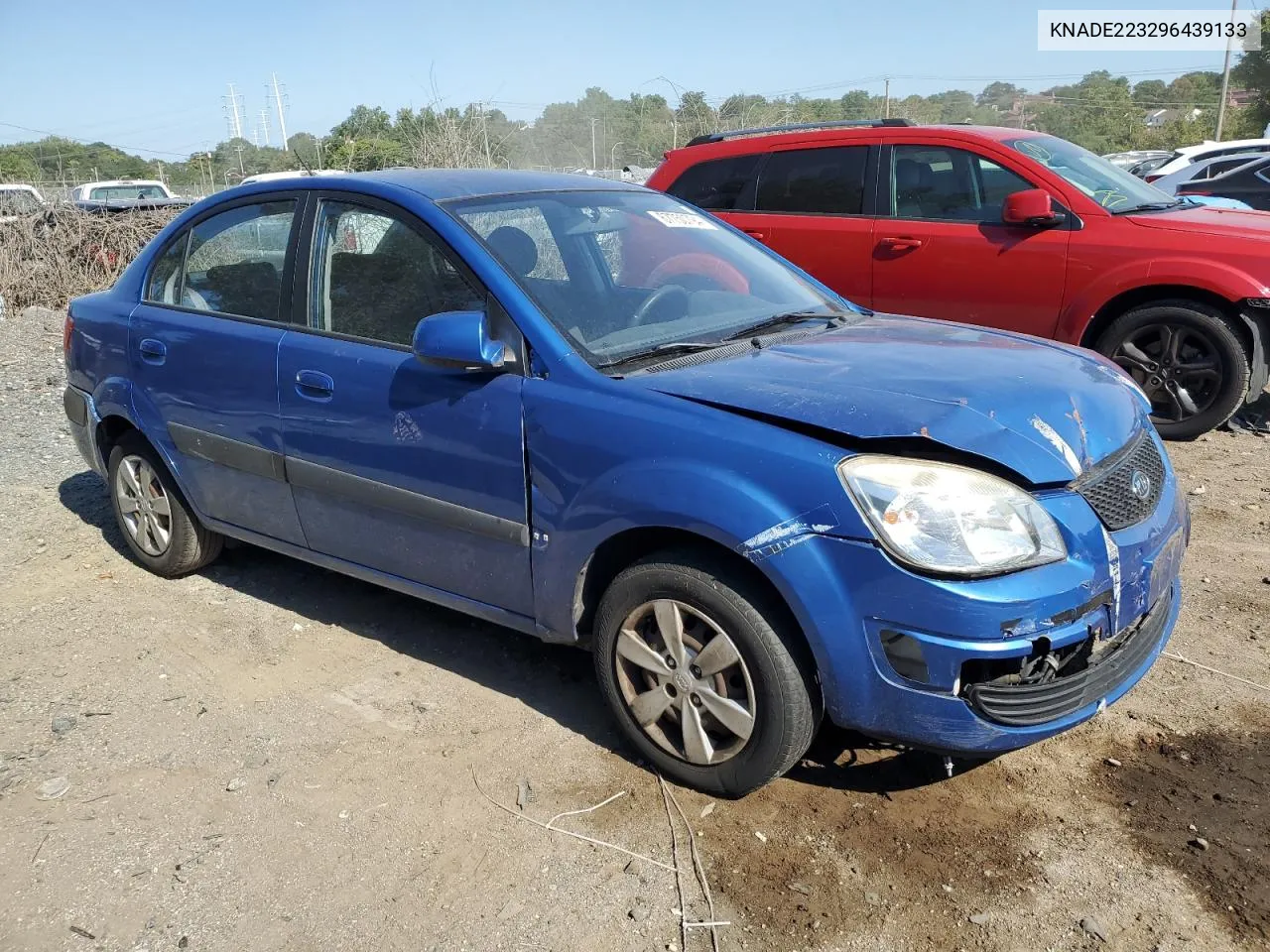 2009 Kia Rio Base VIN: KNADE223296439133 Lot: 67750794