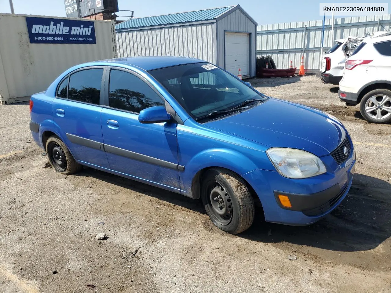 2009 Kia Rio Base VIN: KNADE223096484880 Lot: 68272464