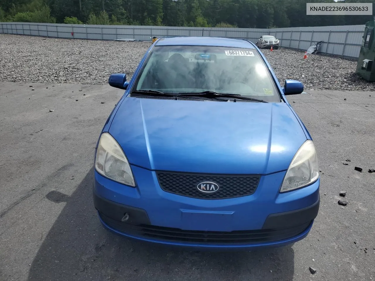 2009 Kia Rio Base VIN: KNADE223696530633 Lot: 68371794