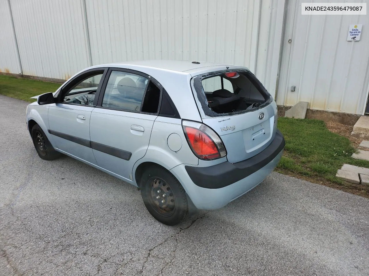 KNADE243596479087 2009 Kia Rio 5 Sx