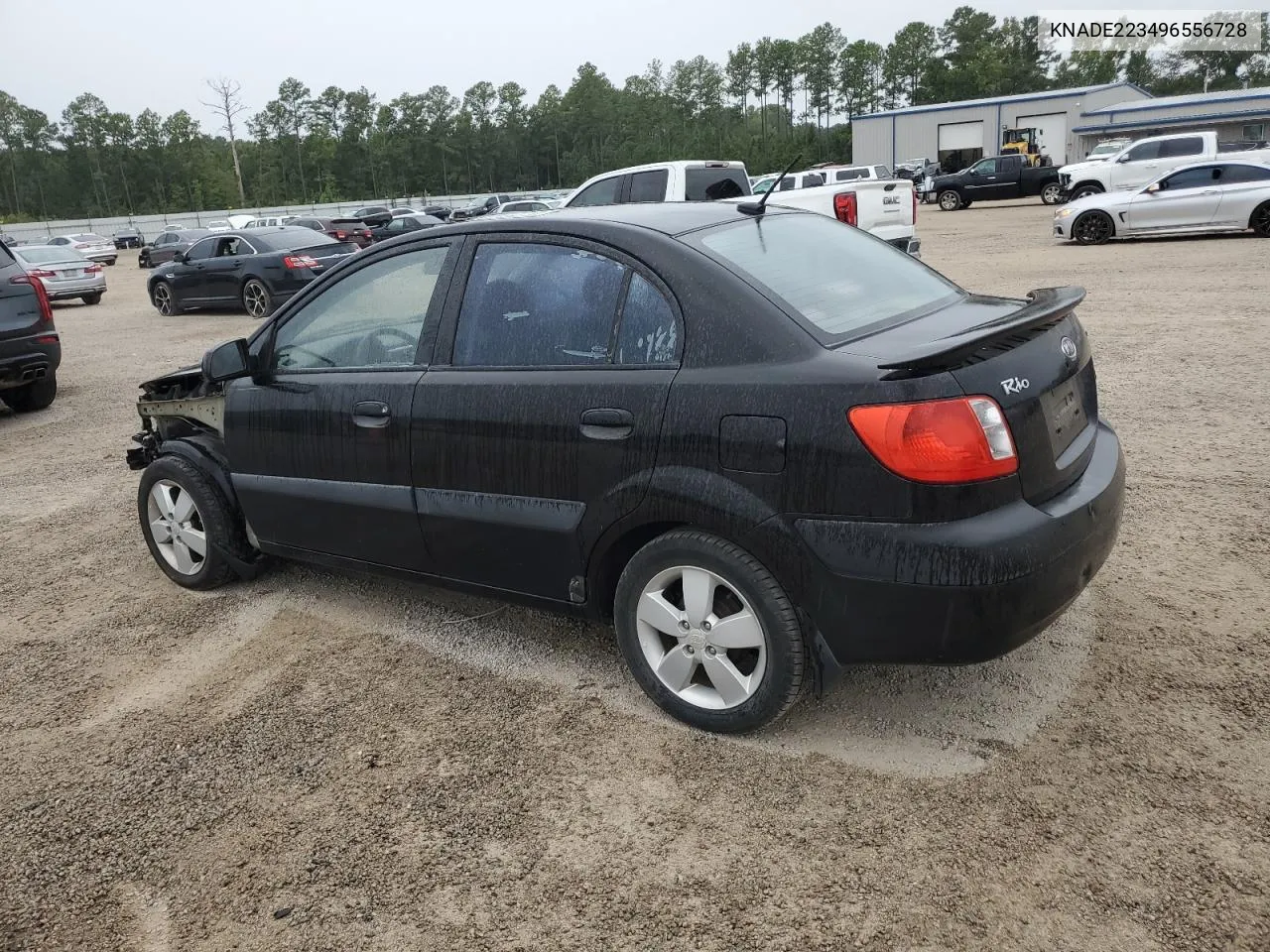 2009 Kia Rio Base VIN: KNADE223496556728 Lot: 70429844