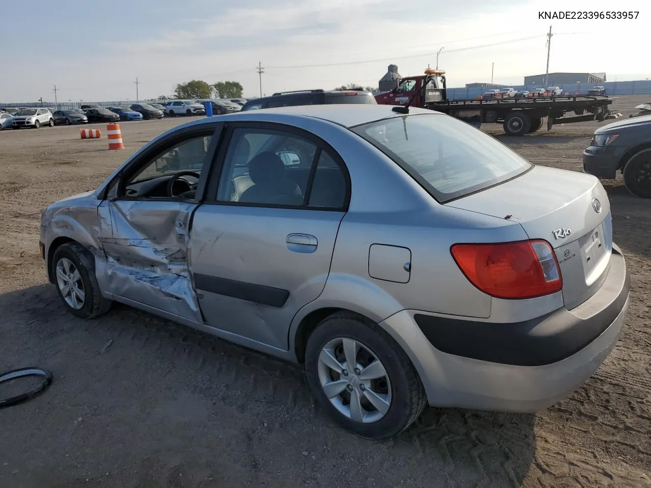 2009 Kia Rio Base VIN: KNADE223396533957 Lot: 71087784