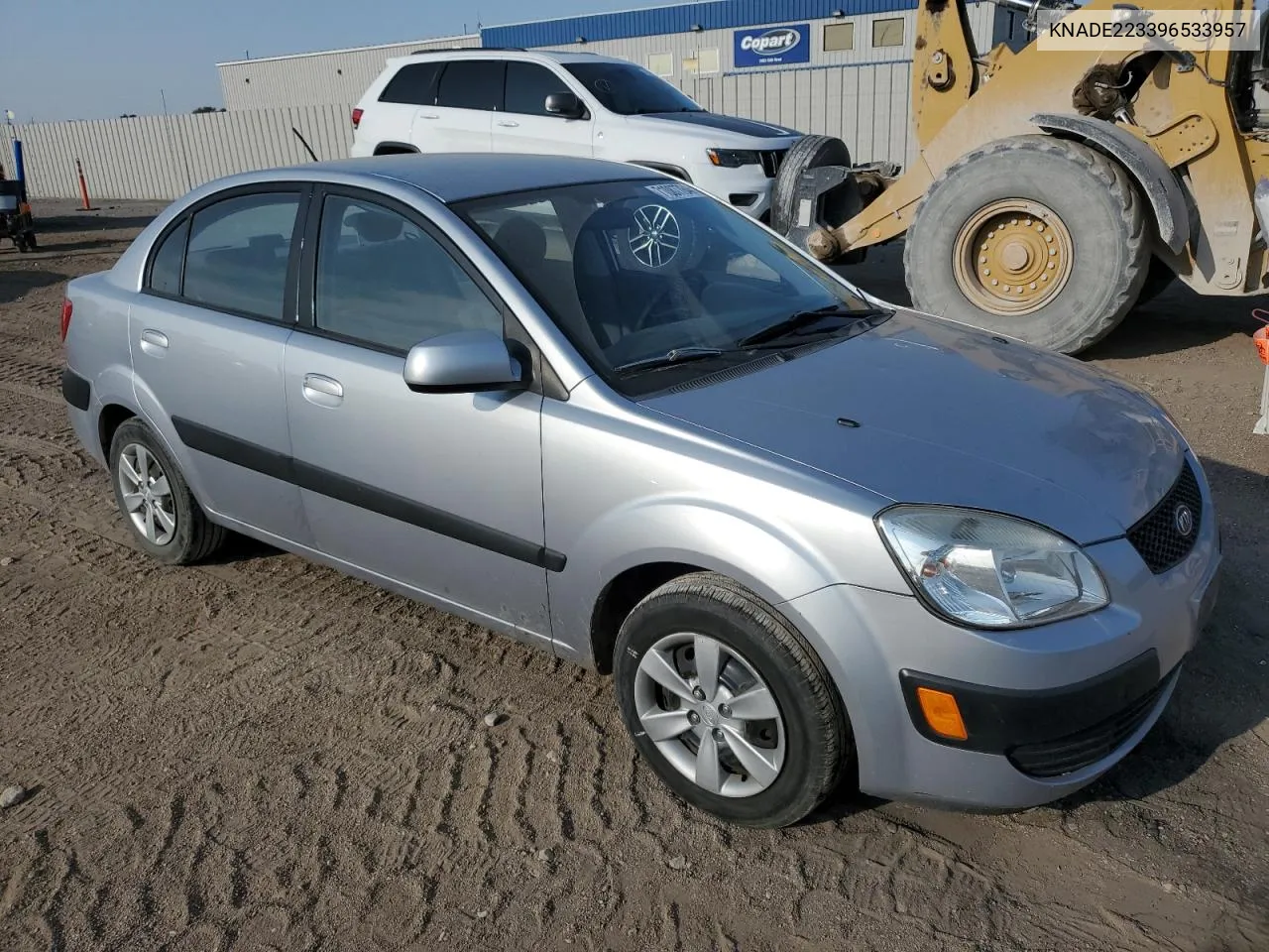 2009 Kia Rio Base VIN: KNADE223396533957 Lot: 71087784