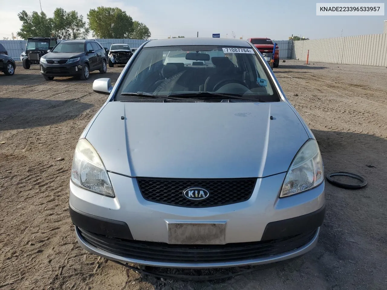 2009 Kia Rio Base VIN: KNADE223396533957 Lot: 71087784