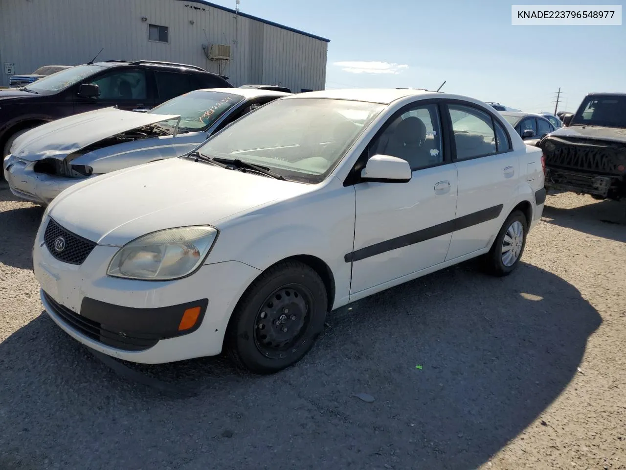 2009 Kia Rio Base VIN: KNADE223796548977 Lot: 72574044