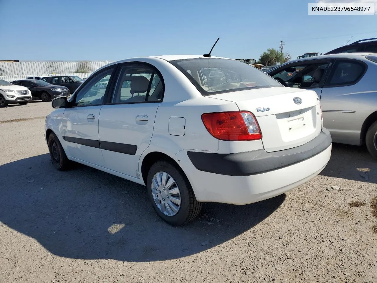 2009 Kia Rio Base VIN: KNADE223796548977 Lot: 72574044