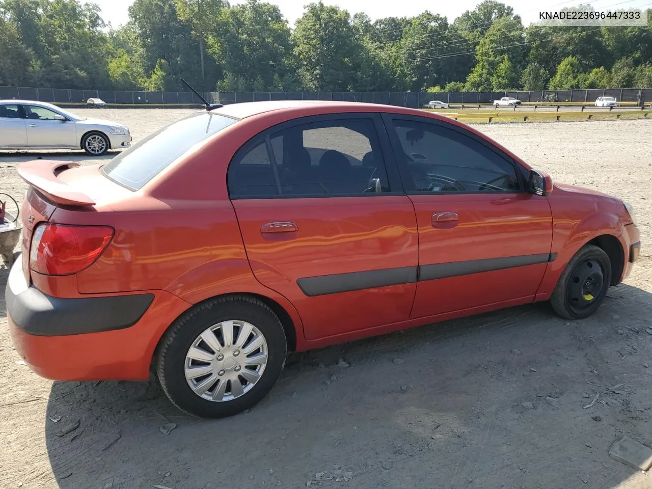 2009 Kia Rio Base VIN: KNADE223696447333 Lot: 72676624