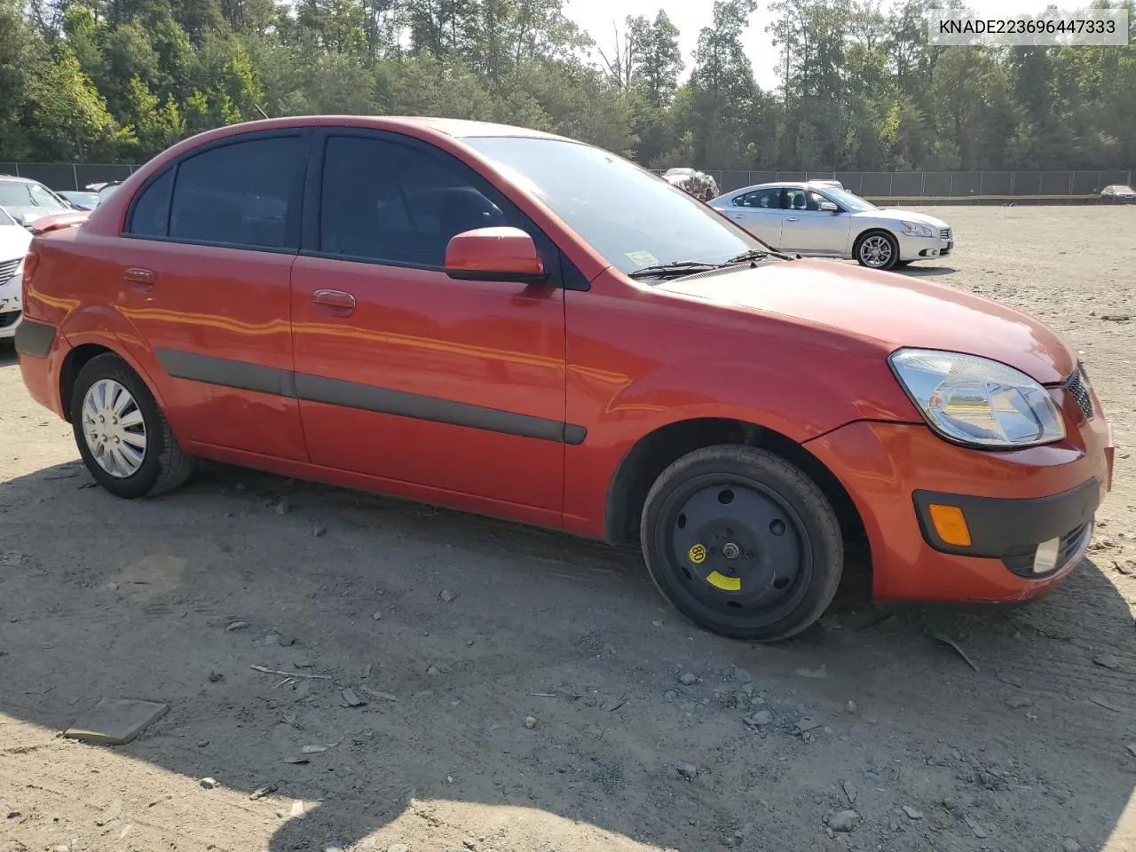 2009 Kia Rio Base VIN: KNADE223696447333 Lot: 72676624