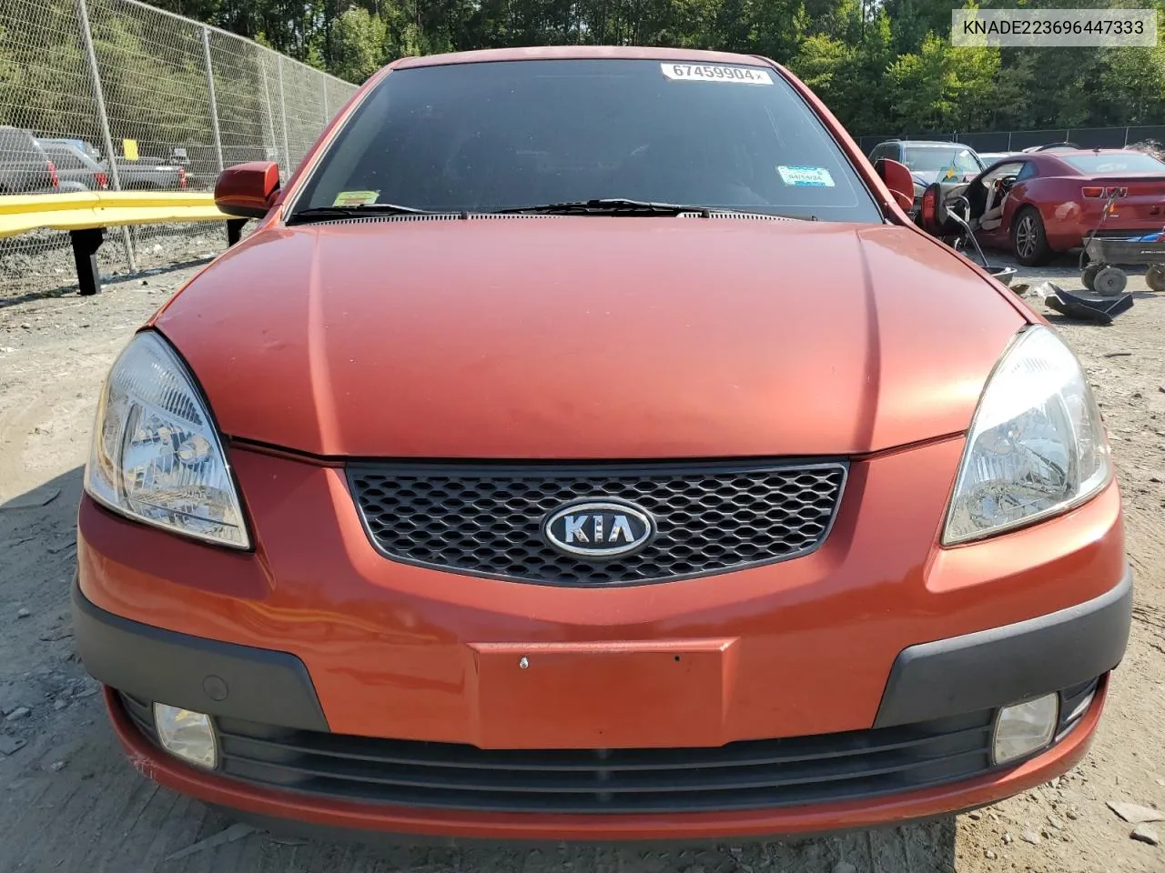 2009 Kia Rio Base VIN: KNADE223696447333 Lot: 72676624