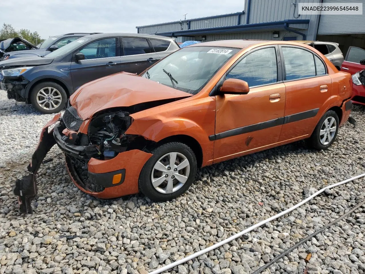 2009 Kia Rio Base VIN: KNADE223996545448 Lot: 73182814