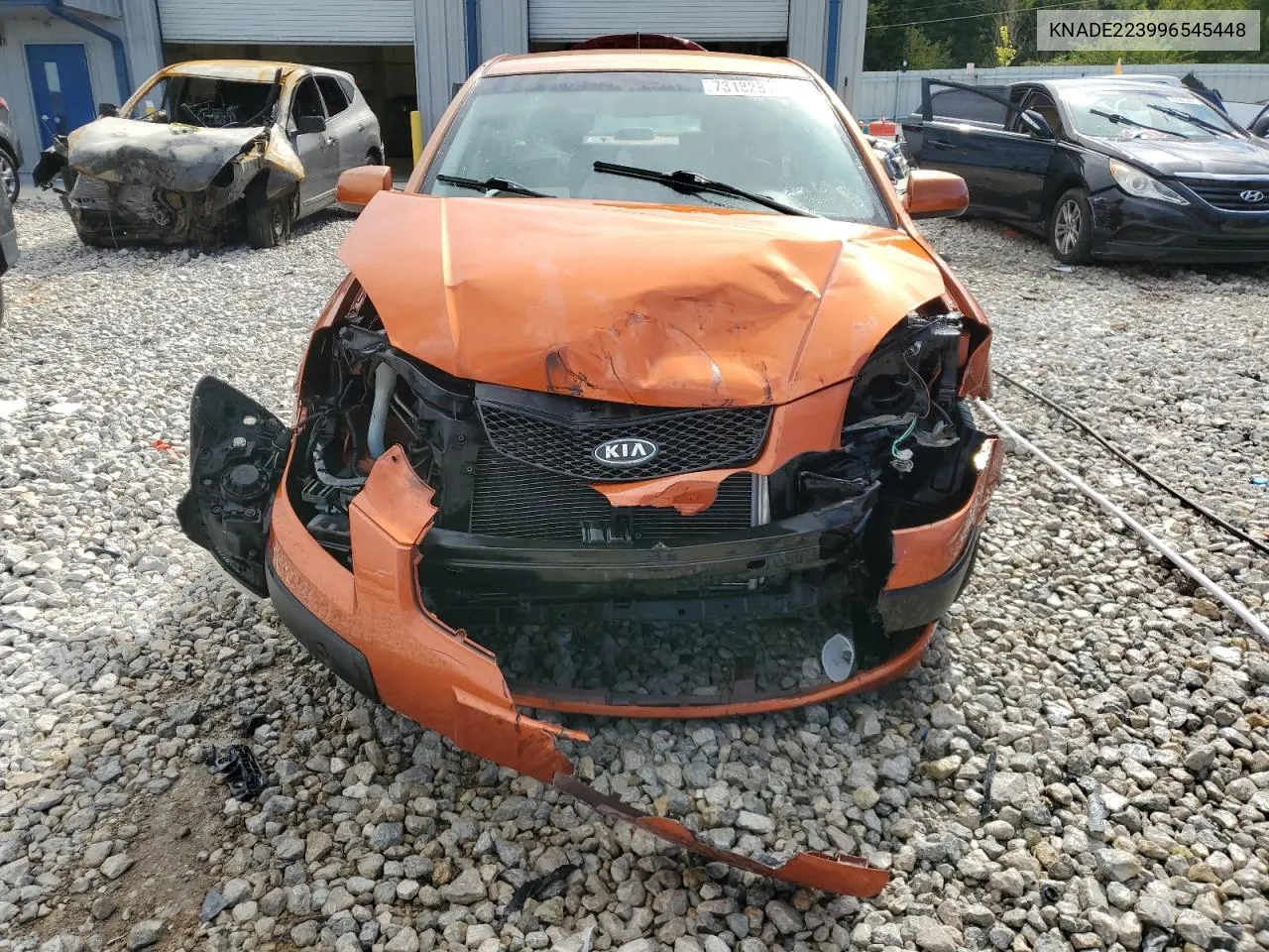 2009 Kia Rio Base VIN: KNADE223996545448 Lot: 73182814