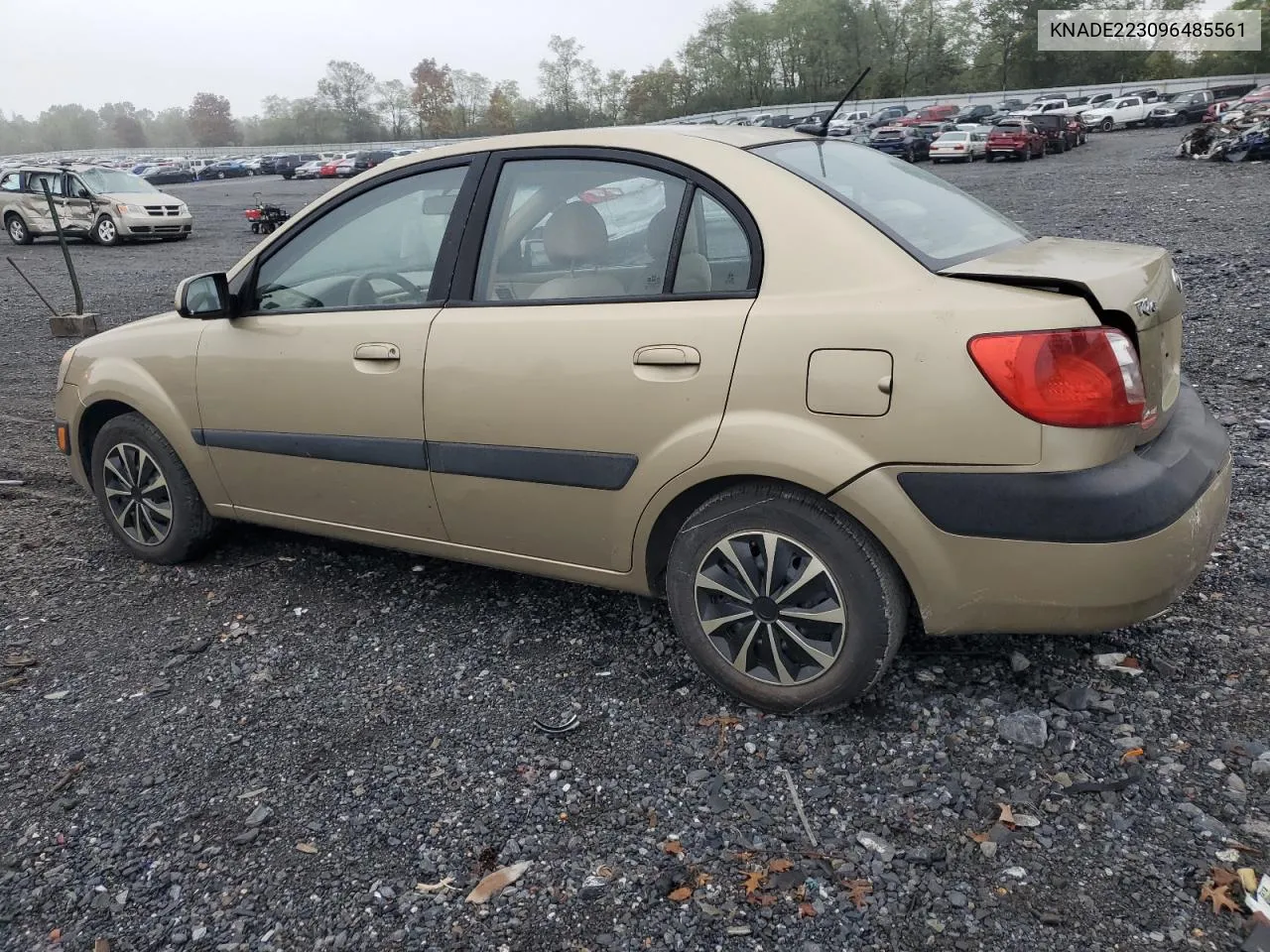 2009 Kia Rio Base VIN: KNADE223096485561 Lot: 73412874