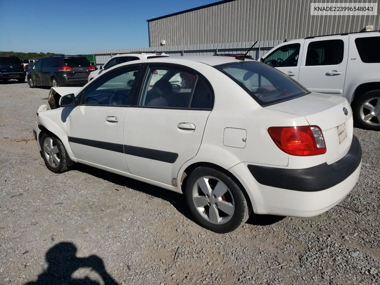 2009 Kia Rio Base VIN: KNADE223996548043 Lot: 73563984