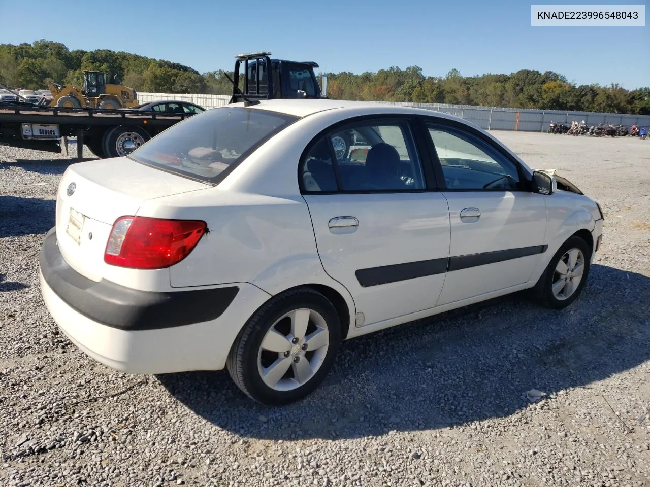 2009 Kia Rio Base VIN: KNADE223996548043 Lot: 73563984