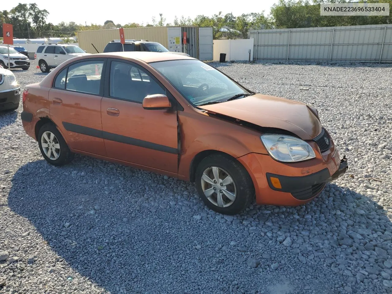 2009 Kia Rio Base VIN: KNADE223696533404 Lot: 75189934