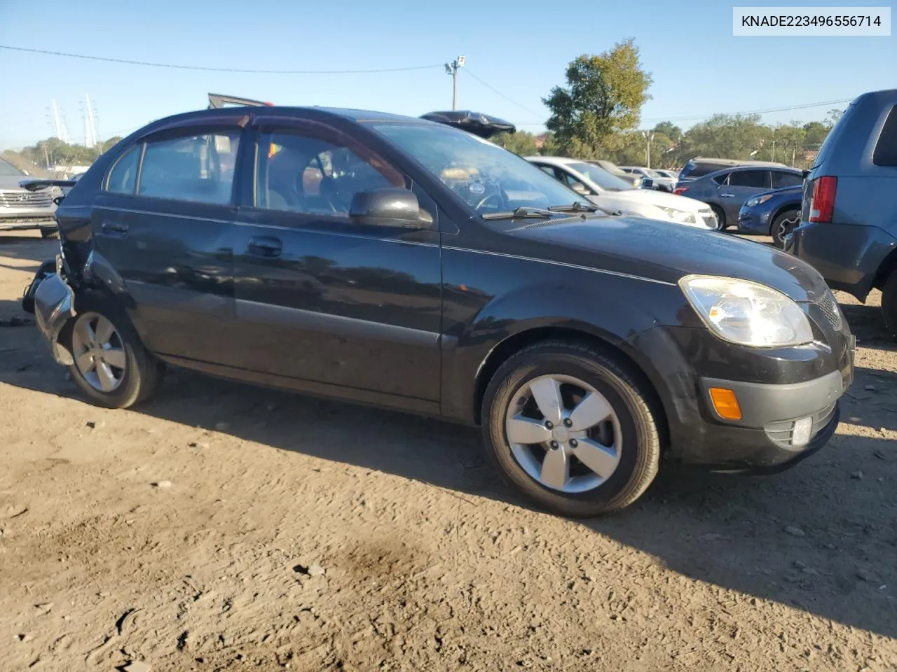 2009 Kia Rio Base VIN: KNADE223496556714 Lot: 75342454