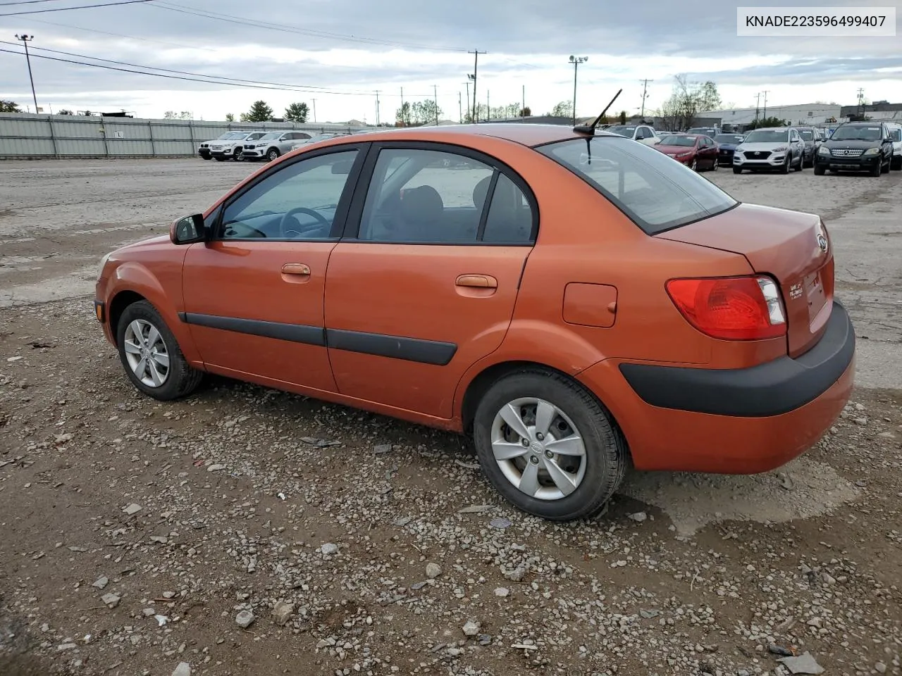 2009 Kia Rio Base VIN: KNADE223596499407 Lot: 75676044