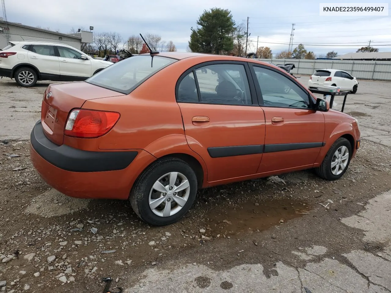 2009 Kia Rio Base VIN: KNADE223596499407 Lot: 75676044