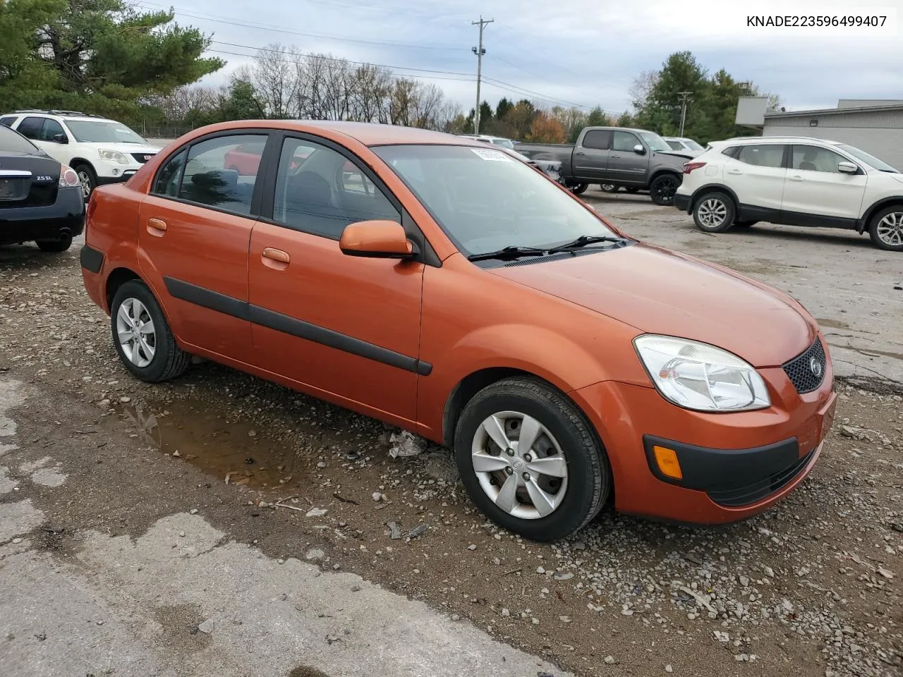 2009 Kia Rio Base VIN: KNADE223596499407 Lot: 75676044