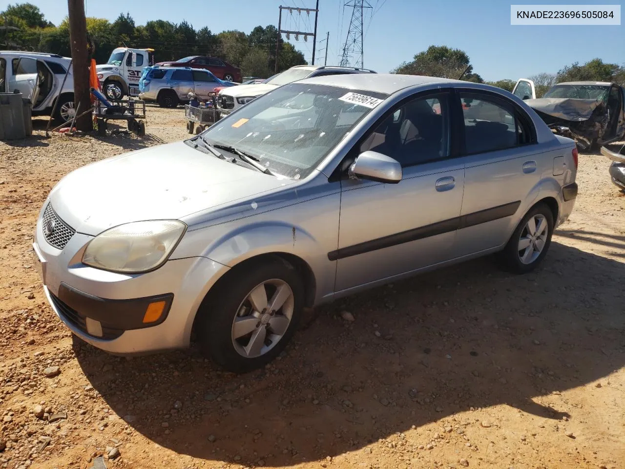 2009 Kia Rio Base VIN: KNADE223696505084 Lot: 75699614