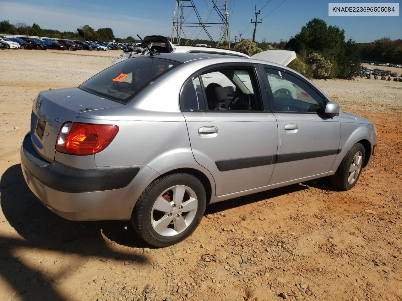 2009 Kia Rio Base VIN: KNADE223696505084 Lot: 75699614