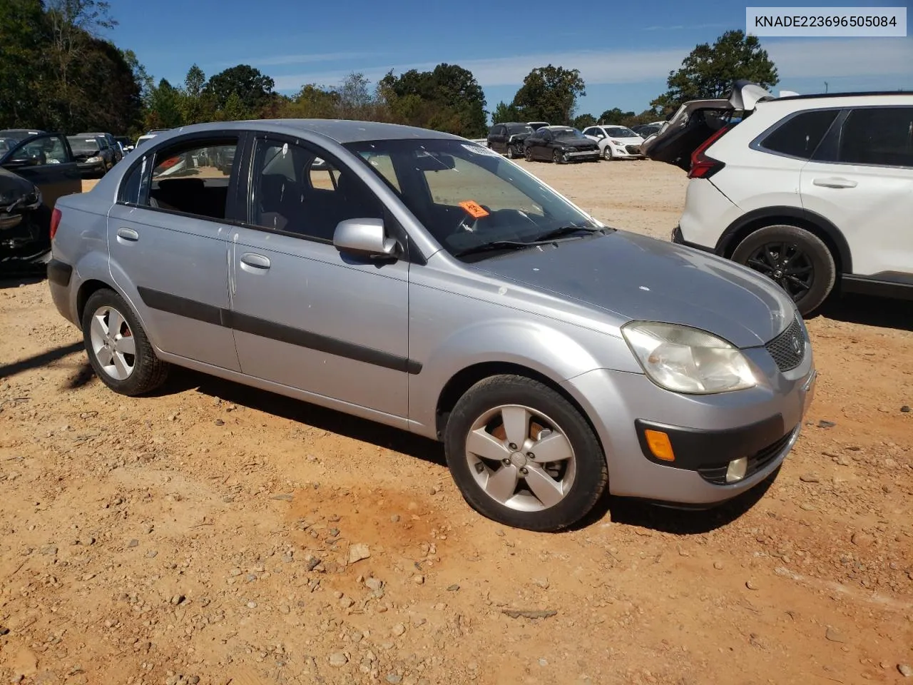 2009 Kia Rio Base VIN: KNADE223696505084 Lot: 75699614