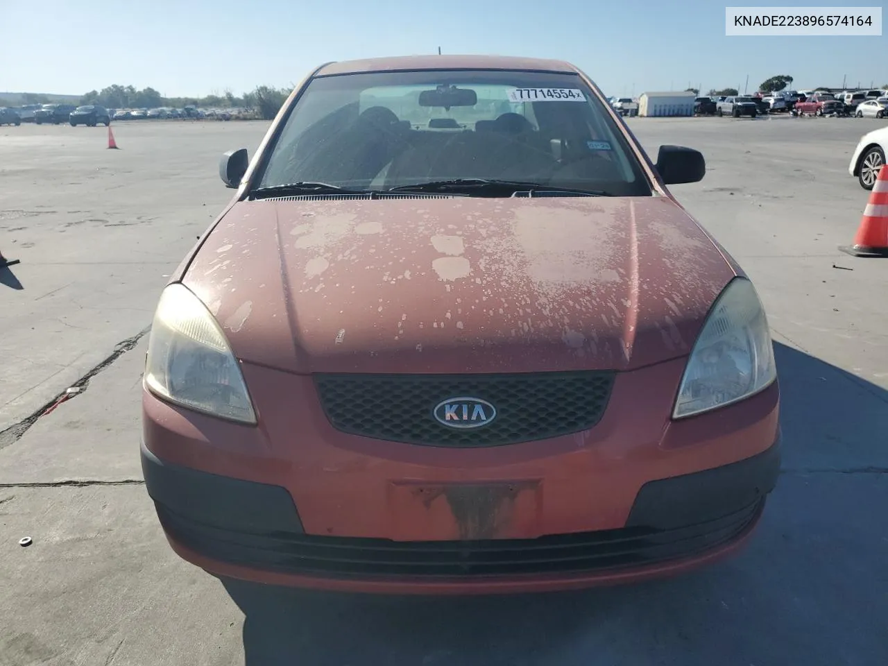 2009 Kia Rio Base VIN: KNADE223896574164 Lot: 77714554